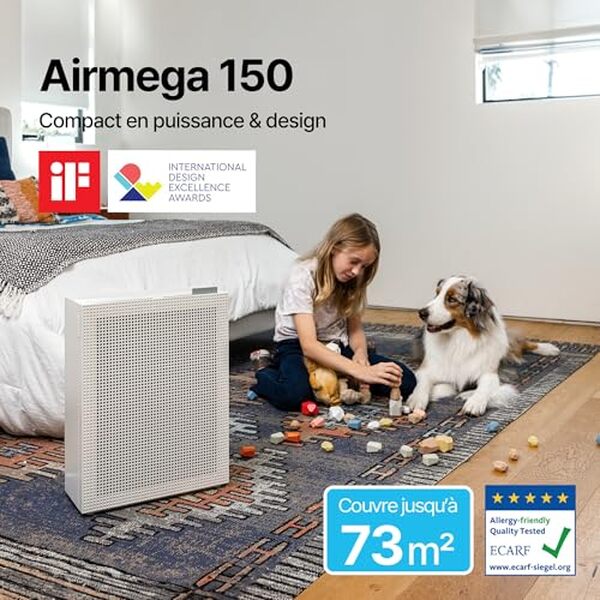 Découvrez l'efficacité optimale du purificateur d'air Coway Airmega 150 pour un intérieur sain et pur grâce à la technologie avancée de filtration.