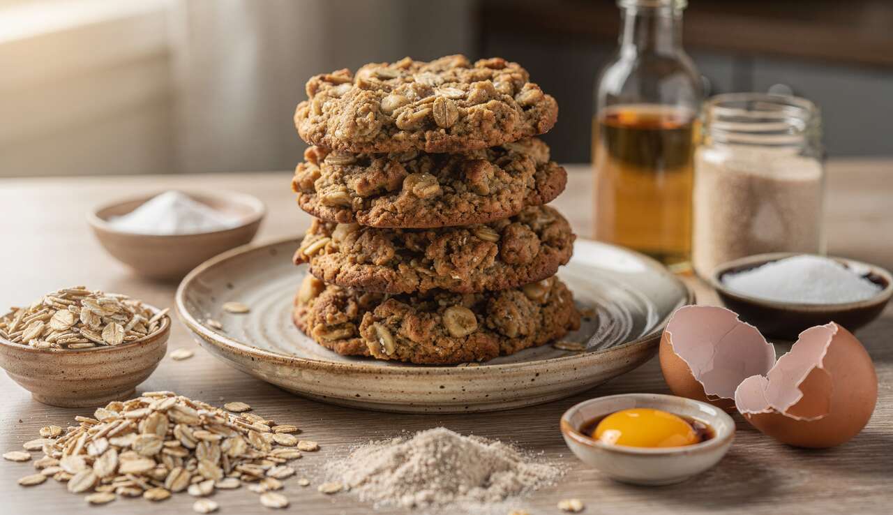 Recette de biscuits à l'avoine sains et délicieux