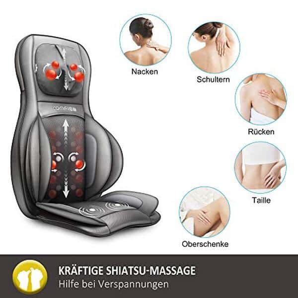 Découvrez notre test approfondi du siège massant shiatsu Comfier avec chaleur et compression : évaluation, avantages et inconvénients, pour vous aider à prendre une décision avisée.