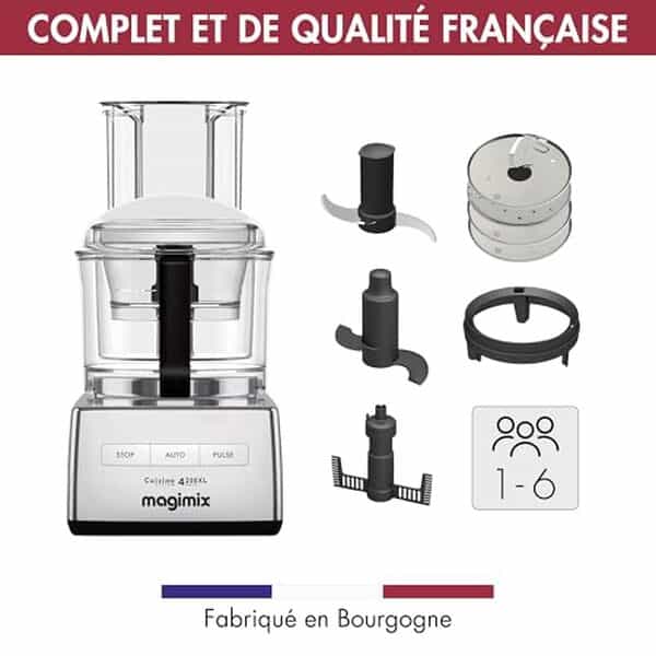 Découvrez le potentiel du robot multifonction Magimix CS 4200 XL pour des performances culinaires exceptionnelles en cuisine