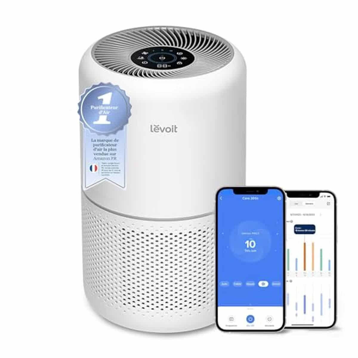 Test : purificateur d'air Levoit Core 300S intelligent et silencieux