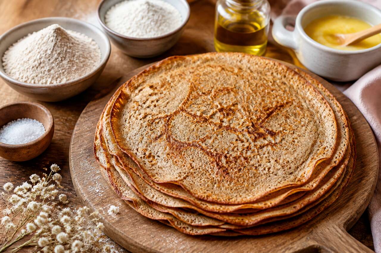 Crêpes au sarrasin : recette saine et gourmande