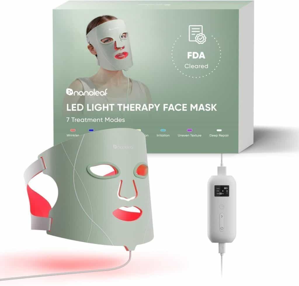 Test du masque LED Nanoleaf de luminothérapie : efficacité portable en 7 modes