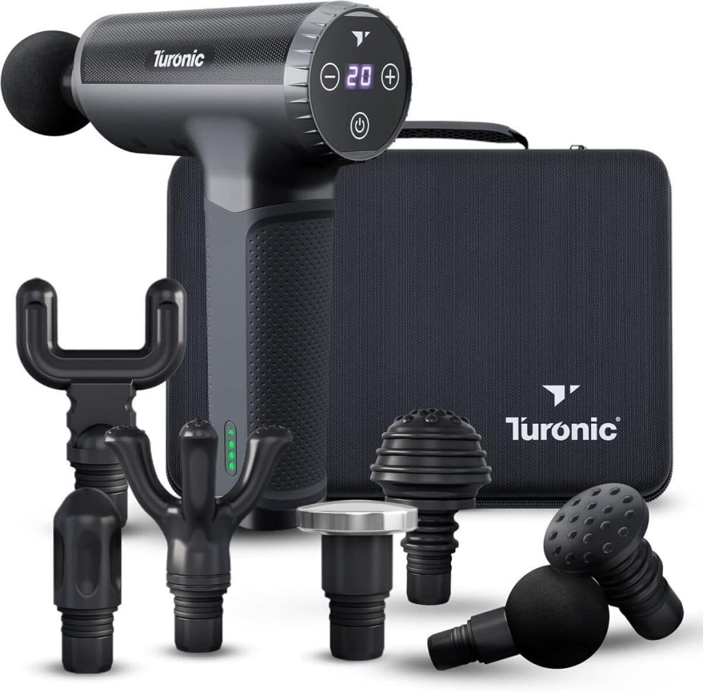 Test du pistolet de massage Turonic : 20 vitesses et puissance silencieuse