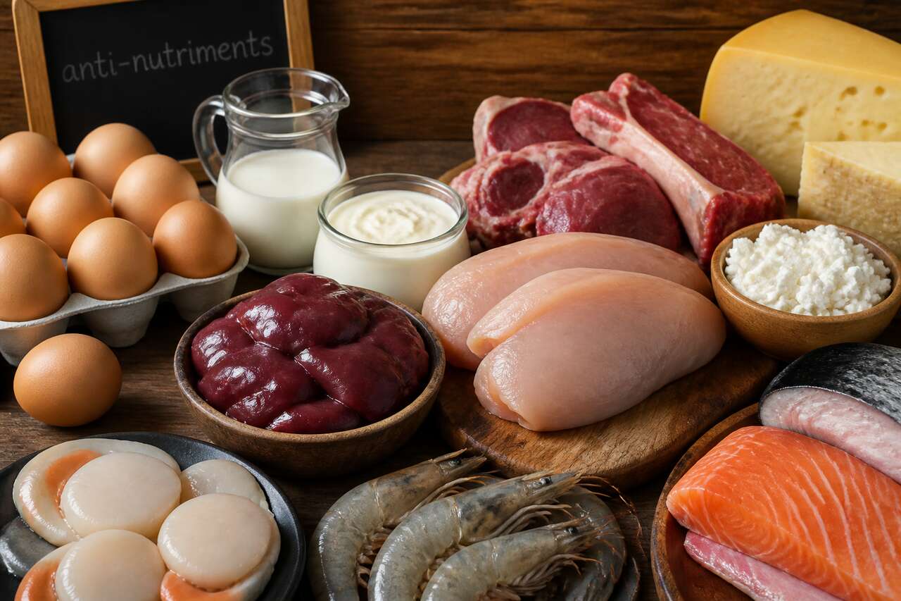 &oelig;ufs et produits animaux: contiennent-ils des anti-nutriments
