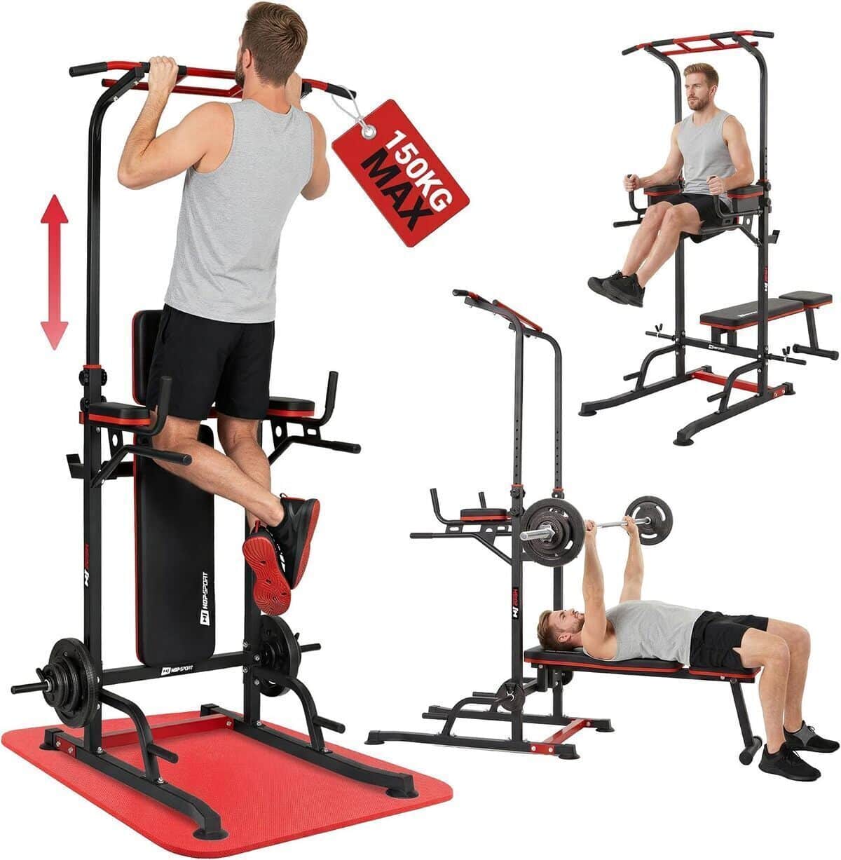 Test de la tour de puissance HOP-Sport power tower HS-2015K