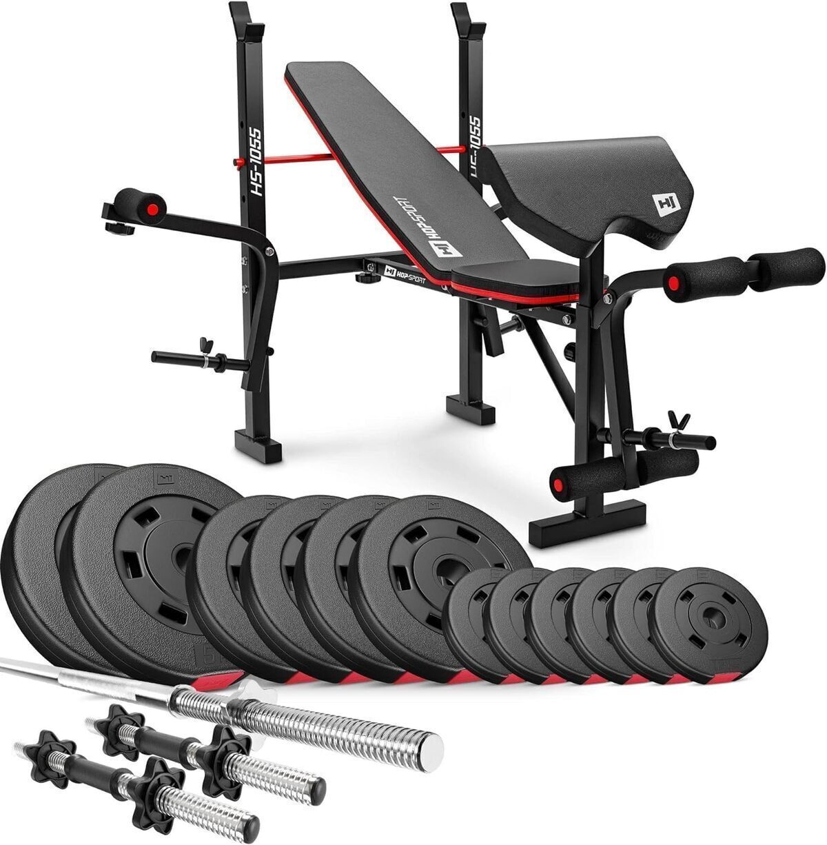 Test du banc de musculation pliable Hop-Sport HS-1055