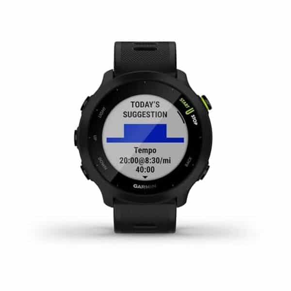 Découvrez notre test détaillé de la Garmin Forerunner 55, la montre GPS de running complète avec autonomie exceptionnelle et fonctionnalités avancées pour vos entraînements.