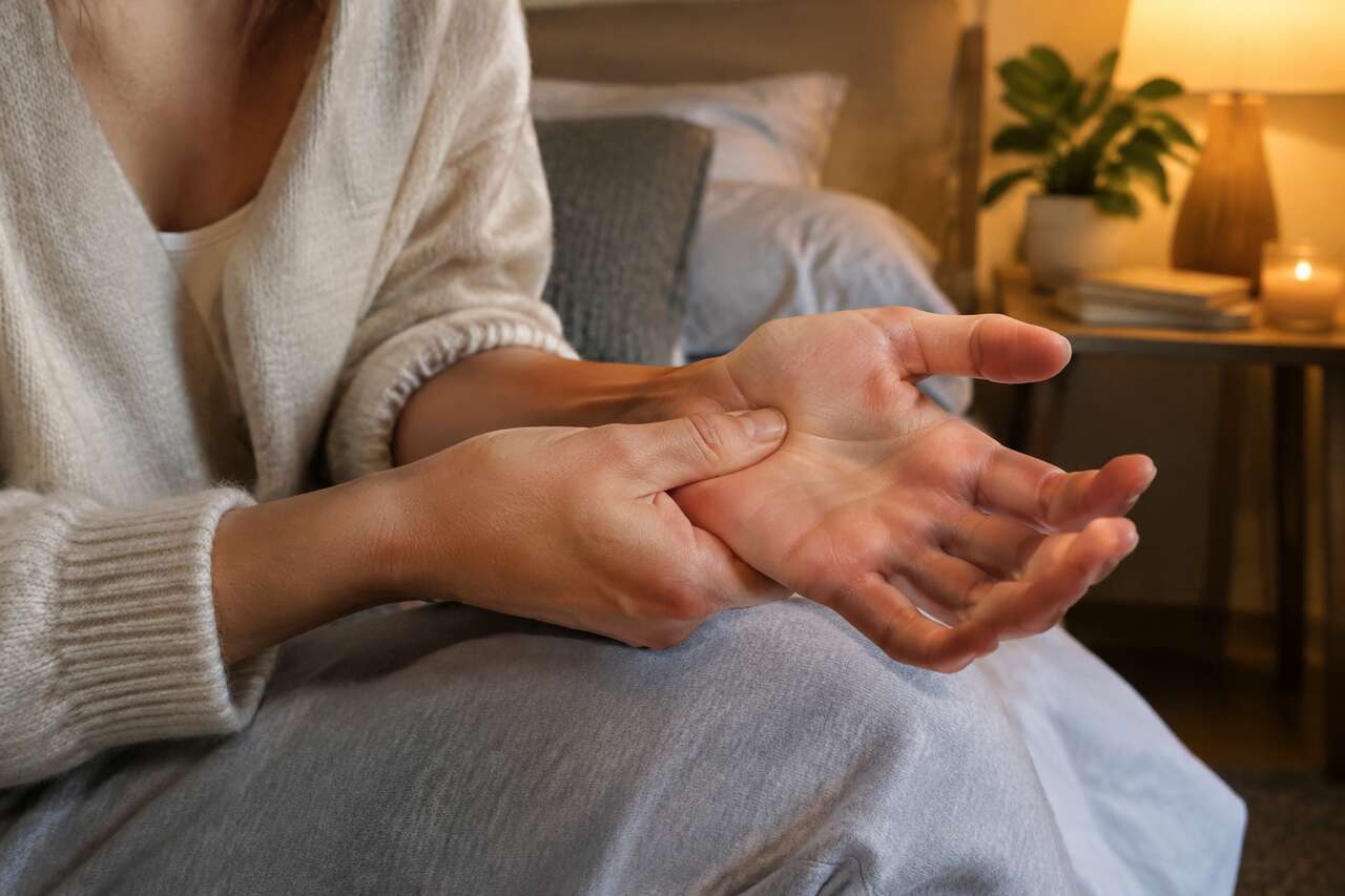 Auto-massage des mains: routine simple pour stress et sommeil Auto-massage des mains: routine simple pour stress et sommeil